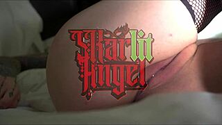 skarlit angel teases masturbates squirts with fingering help