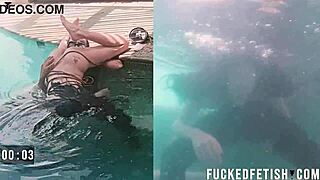 me n helen star submit underwater at pool with oral vibes n blindfold play