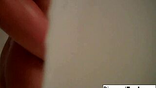 diamond gets wet wild shower tits pussy play
