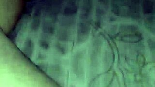 Solo retro blue film chick rubs pussy in heated masturbation session part two.