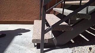 Ginger Mckay Bent Over for Big Black Cock Doggystyle Till Rome Major Face Cumshot
