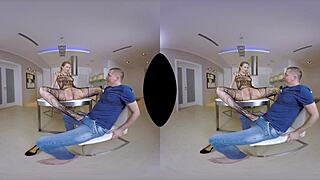 Nikky Dream's Fishnets Footjob Anal Hardcore VR Blowout!
