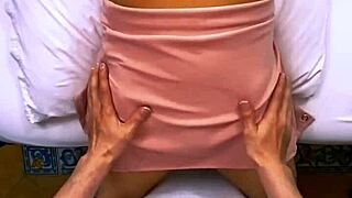 Student invites stepmom to room and they skip straight to hardcore fucking