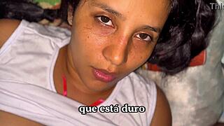 Colombian Teen Loses Virginity in Moaning Missionary Parody