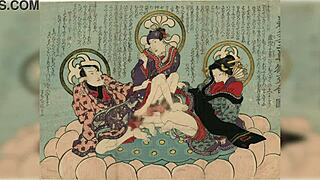 Shunga Erotic Art Compilation Of Intense Fuck Scenes