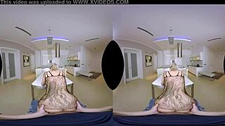 Nikky Dream's Fishnets Footjob Anal Hardcore VR Blowout!
