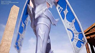 aria model's big ass tits dance test poc shoot
