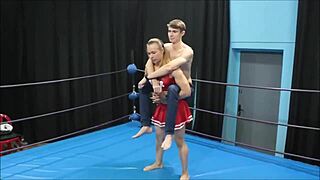 Russian Girl's Secret Strength Lifts Guy Effortlessly