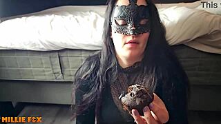 Millie Fox Eats Thick Cum-Glazed Muffin!