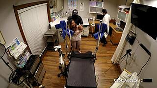 Melany Lopez endures remote interrogation with choking and deepthroat backstage.