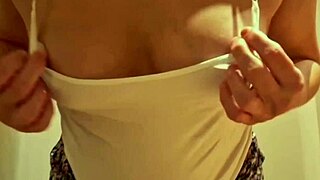 cute innocent-looking blonde slut strips miniskirt for rough pussy fuck