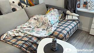 naughty milf neighbor sucks cock sloppy wet after inviting me inside