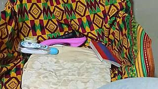 Petite Ghanaian Bitch Fingers Tight Pussy Alone Passionately