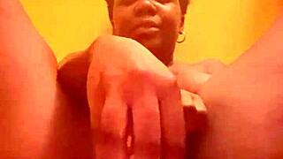 amateur ebony babe masturbates wet pretty pussy with toys dirty talk full vid