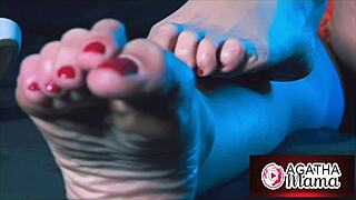 Agatha mama's foot fetish leads to intense sex for free