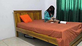 mature wife rides dildo since hubby won't fuck