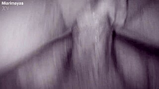 Dominican BBW Bent Over Doggystyle Cum Flood