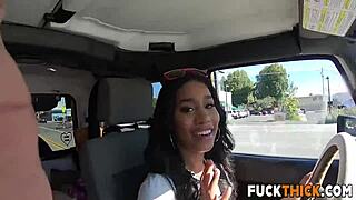 thick brunette jenna foxx bent over for outdoor car doggystyle cumshot