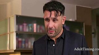 veronica leal's tight holes stretched by double monster cock penetration!