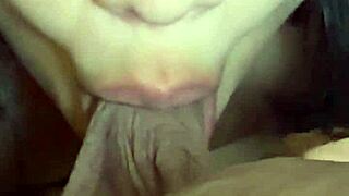 babe come suck this cock close up in bedroom