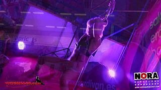 spanish pornstar blonde pole dances erotic strip tease sensually 🔥💋