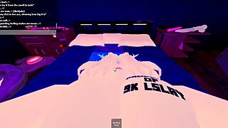 Fucking This Tiny 18+ Slutty Bitch Bent Over In My Freaky Roblox Room Hard