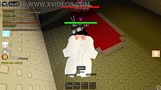 two cute futanari bitches with big asses and tits play lesbian in roblox