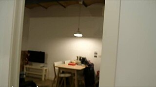 amazing spanish girl sara may's natural big tits shine in my bed