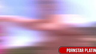 blonde vanessa cage strokes and milks rion king's huge bareback dick close-up