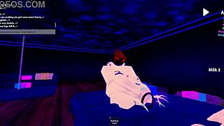 Fucking This Tiny 18+ Slutty Bitch Bent Over In My Freaky Roblox Room Hard