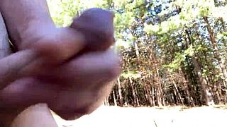 clitlicker662 flashes clit in forest update 13