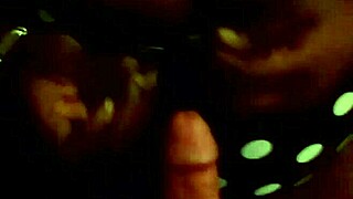 My ebony girl grinds tits on cock hard