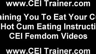 she tells you to LICK CUM off her perfect TITS in cei