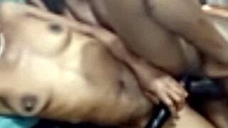 pretty curvy african babe with big tits love this huge black cock pounding tight wet pussy?