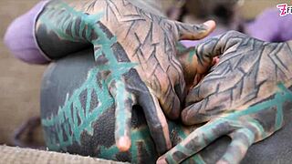 fucking inked hippie asshole big cock