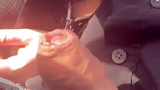 Risky outdoor fucks are the best—check this wild cumshot compilation preview!