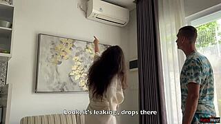 i pay repairman pussy fuck cumwalk street face dripping cum covered