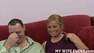 The milf slut wife always craved big cock cuckold action with her horny old hubby watching