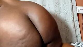 roommate watches me clean fat black shaved pussy in bath