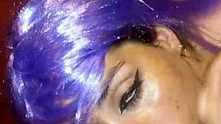 Deepthroat Thrills with Wig On Display