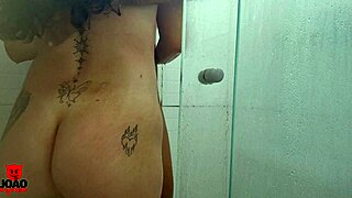 João the naughty roommate fucks married woman then showers after sensual sex