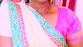 Desi wife cheats fucking daddy-in-law dirty telugu talks huge natural tits blowjob
