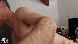 blonde french slut's satin panties peek under dress for doggy hints