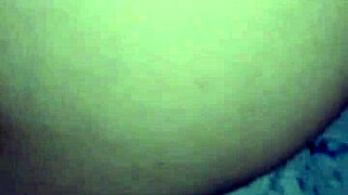 young latina milf's big ass bent over for textured condom doggy