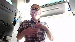 Married woman masturbates wildly in car full vid