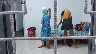 Horny Housewives Flash Tits And Grope Asses During Housework