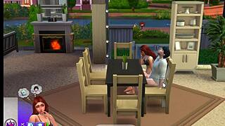 sexy redhead newlywed cheats hard in sims 4 passion play