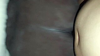Fucking thick black girl's pussy absorbing all my hot cum