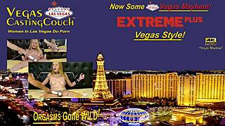 Vegas gal bound for deep anal bdsm with shocks and toys
