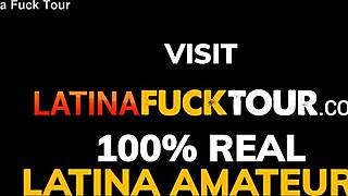 hot latina rides big european tourist cock wildly